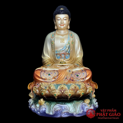 Tượng Phật A Di Đà Bằng Đồng Men Cổ Đài Loan, Ngồi Đế Non Nước, Cao 30cm, 40cm, 48cm, 65cm 5 tuong phat a di da bang dong men co dai loan ngoi de non nuoc cao 30cm 40cm 48cm 65cm vat pham phat giao la boi 2