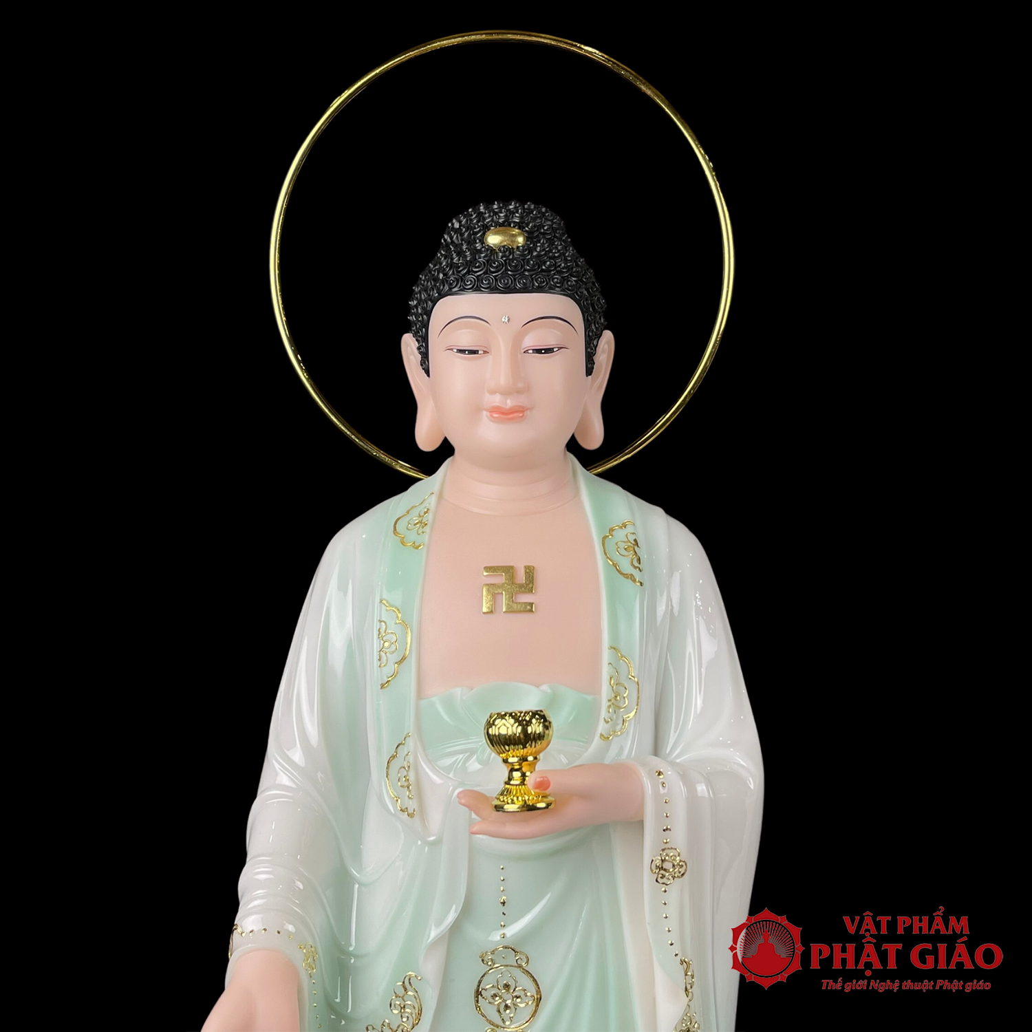 tuong-phat-a-di-da-dung-bang-bot-da-y-trang-xanh-vien-vang-cao-48cm-65cm-90cm-vat-pham-phat-giao-la-boi-3 tuong phat a di da dung bang bot da y trang xanh vien vang cao 48cm 65cm 90cm vat pham phat giao la boi 3