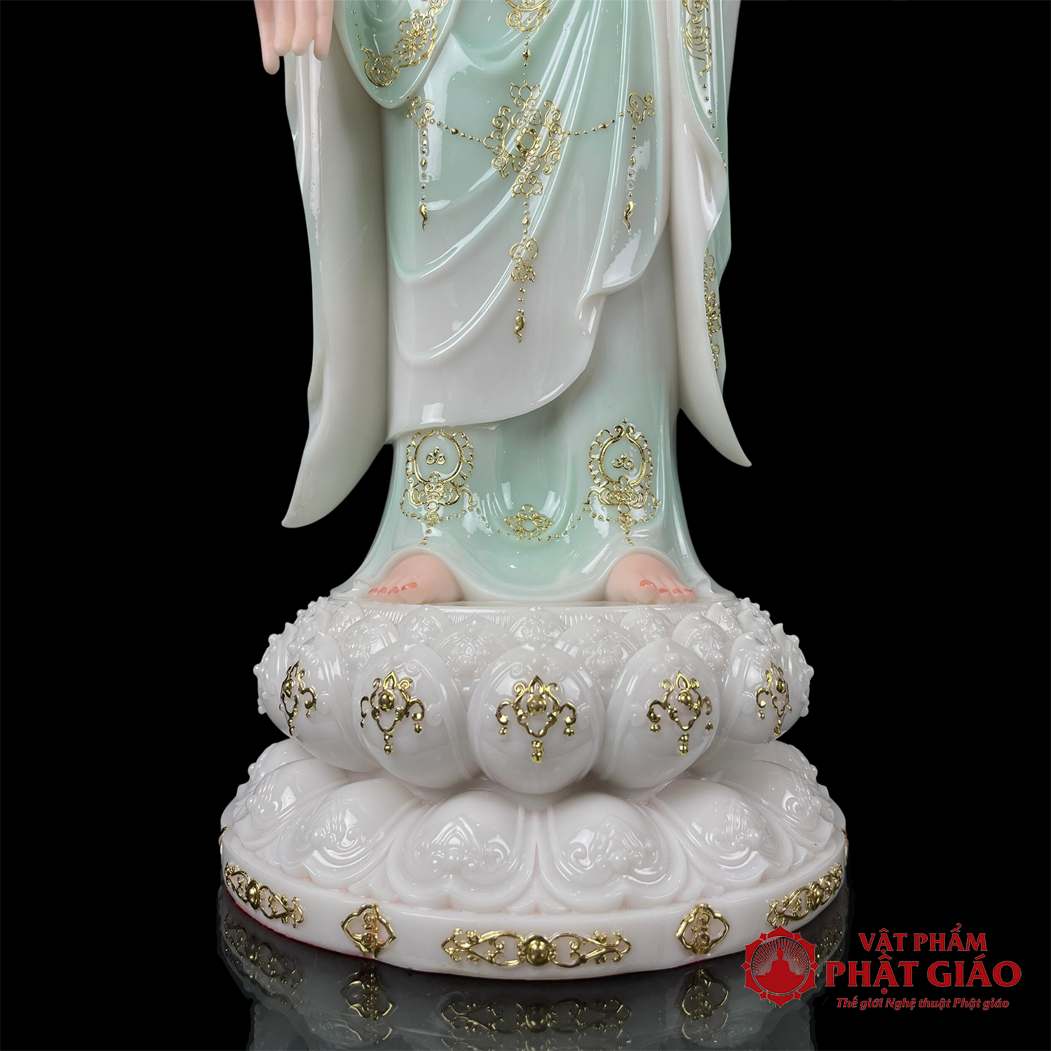 tuong-phat-a-di-da-dung-bang-bot-da-y-trang-xanh-vien-vang-cao-48cm-65cm-90cm-vat-pham-phat-giao-la-boi-6 tuong phat a di da dung bang bot da y trang xanh vien vang cao 48cm 65cm 90cm vat pham phat giao la boi 6