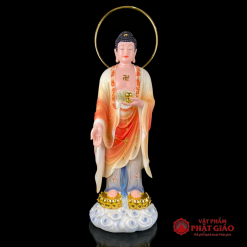 tuong phat a di da dung may y do son phu quy cao cap bang bot da cao 48cm 65cm 90cm vat pham phat giao la boi 2