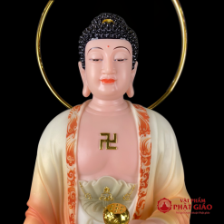 tuong phat a di da dung may y do son phu quy cao cap bang bot da cao 48cm 65cm 90cm vat pham phat giao la boi 5