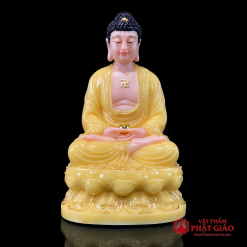 Tượng Phật A Di Đà Ngồi Đài Sen Bằng Bột Đá Thạch Anh Viền Vàng Cao Cấp, Cao 40cm, 48cm, 65cm 5 tuong phat a di da ngoi dai sen bang bot da thach anh vien vang cao cap cao 40cm 48cm 65cm vat pham phat giao la boi 2