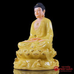 Tượng Phật A Di Đà Ngồi Đế Non Nước Bằng Bột Đá Thạch Anh, Cao 30cm, 40cm, 48cm, 65cm 3 tuong phat a di da ngoi de non nuoc bang bot da thach anh cao 30cm 40cm 48cm 65cm vat pham phat giao la boi 3