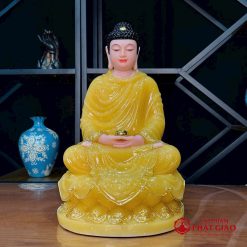 tuong phat thich ca bot da thach anh ngoi tinh tam cao 48cm vat pham phat giao la boi 3