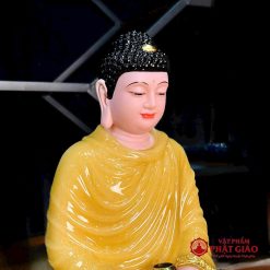 tuong phat thich ca bot da thach anh ngoi tinh tam cao 48cm vat pham phat giao la boi 4