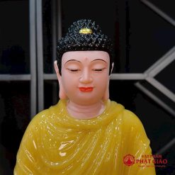 tuong phat thich ca bot da thach anh ngoi tinh tam cao 48cm vat pham phat giao la boi 5