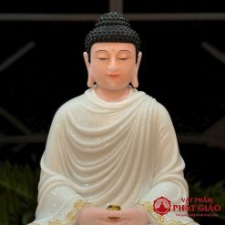 tuong phat thich ca ngoi dai sen de bat giac bot da trang dai loan cao 90cm vat pham phat giao la boi 3