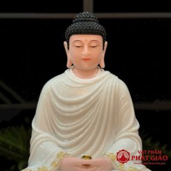 tuong phat thich ca ngoi dai sen de bat giac bot da trang dai loan cao 90cm vat pham phat giao la boi 4