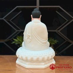 tuong phat thich ca ngoi dai sen de bat giac bot da trang dai loan cao 90cm vat pham phat giao la boi 7