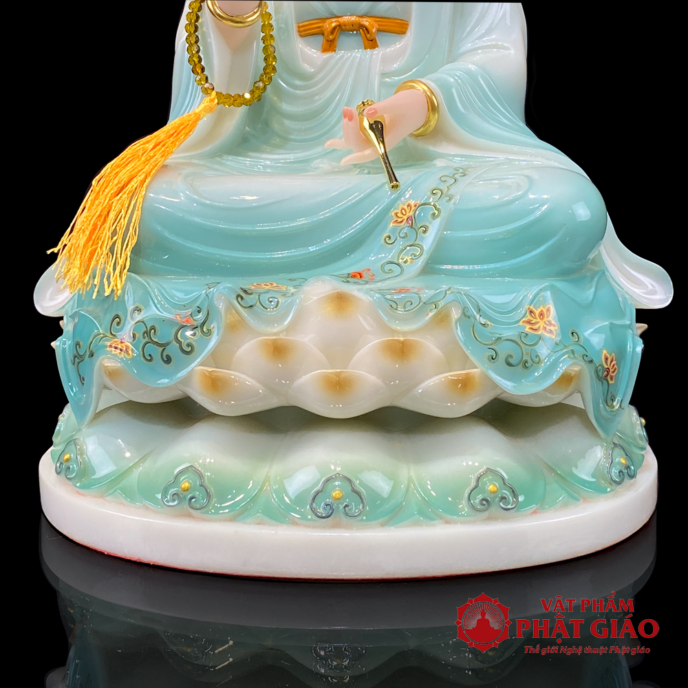 tuong-quan-am-bo-tat-ngoi-dai-sen-bang-bot-da-son-mau-xanh-cao-cap-cao-30cm-40cm-48cm-65cm-vat-pham-phat-giao-la-boi-6 tuong quan am bo tat ngoi dai sen bang bot da son mau xanh cao cap cao 30cm 40cm 48cm 65cm vat pham phat giao la boi 6