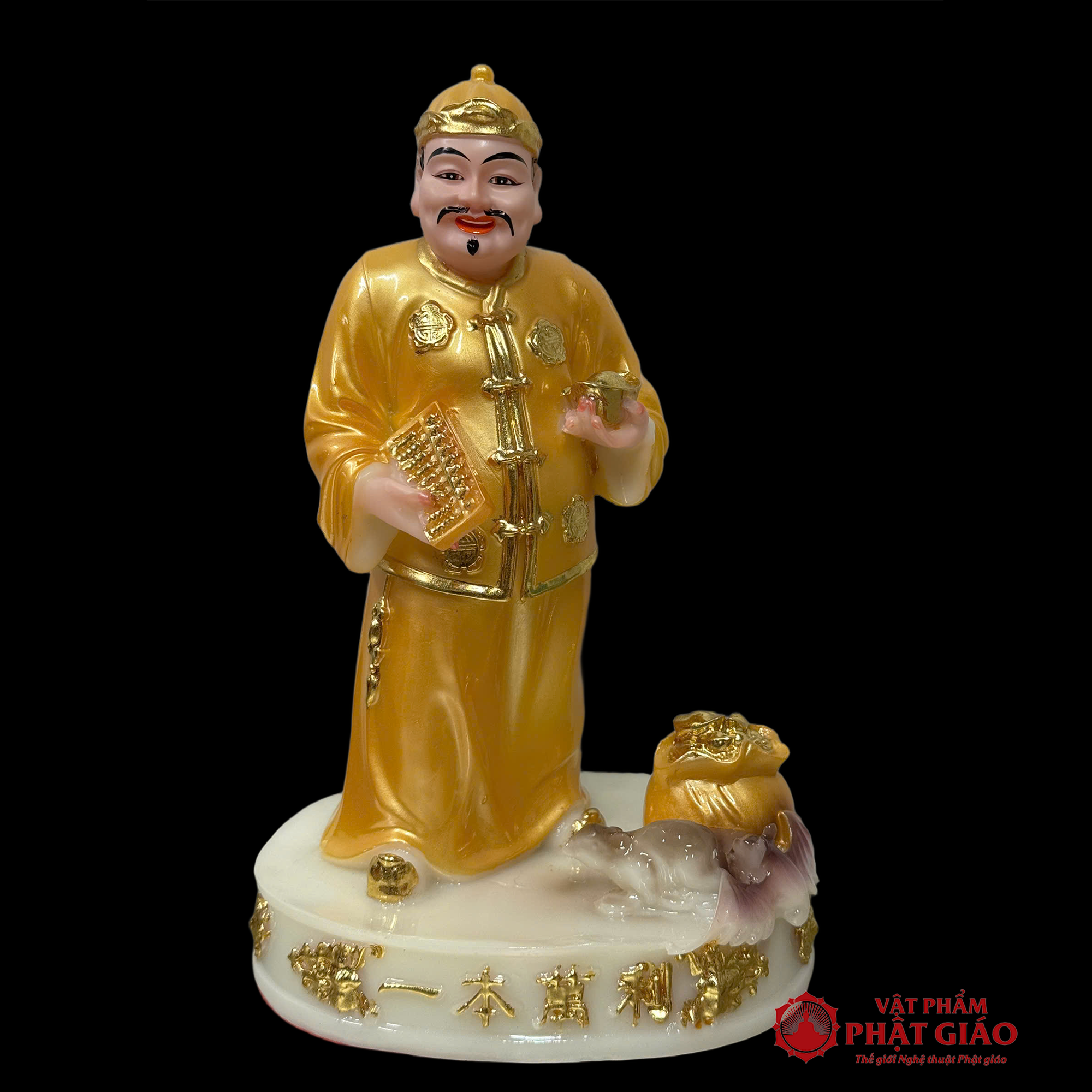 Tượng Quản Gia Quản Tài Bằng Bột Đá, Cao 20cm, 25cm, 30cm vppg 1 Tuong Quan Gia Quan Tai Bang Bot Da Cao 20cm 25cm 30cm vppg 1