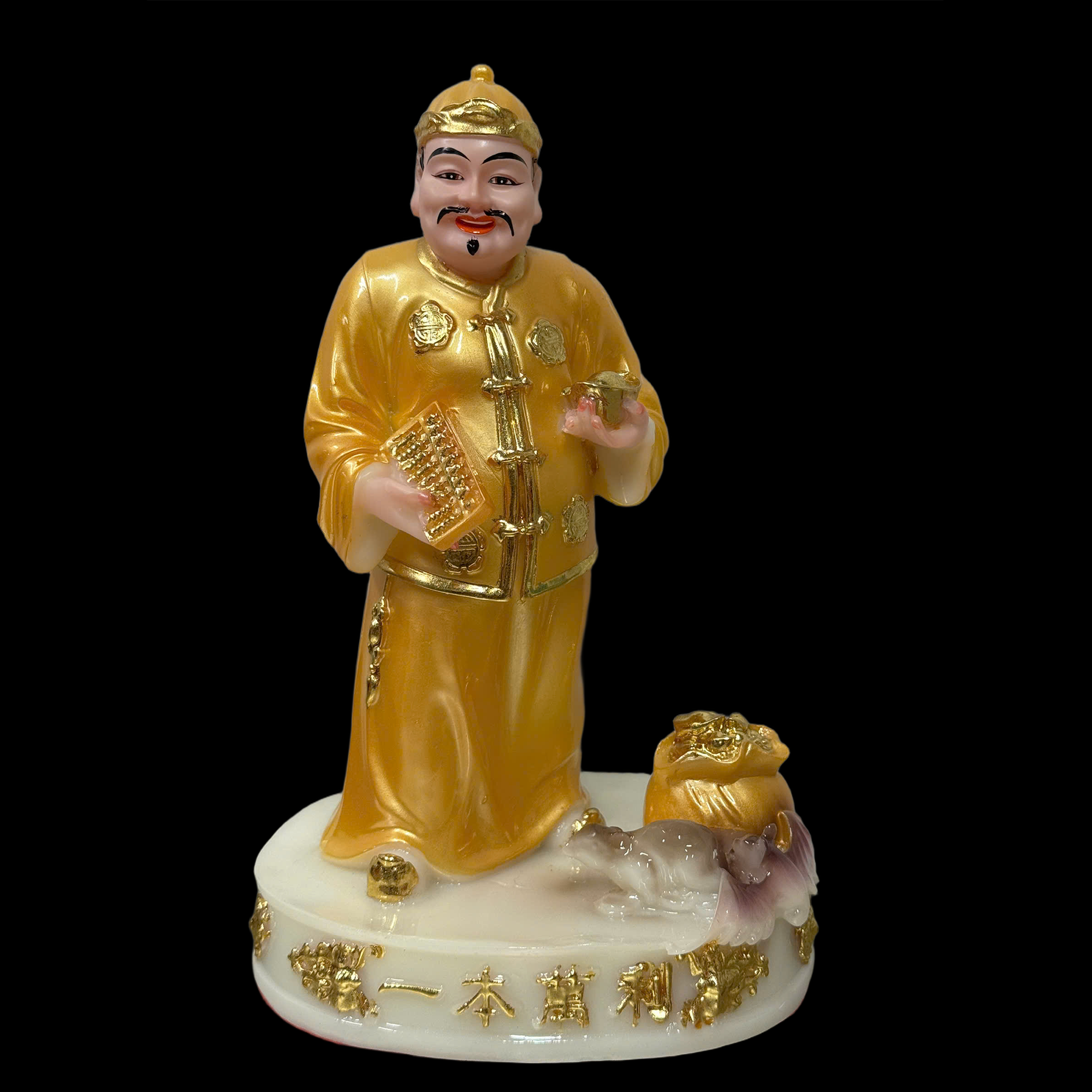 Tượng Quản Gia Quản Tài Bằng Bột Đá, Cao 20cm, 25cm, 30cm vppg Tuong Quan Gia Quan Tai Bang Bot Da Cao 20cm 25cm 30cm vppg