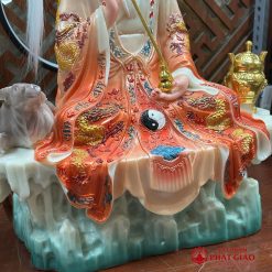 Tượng Thái Thượng Lão Quân Bột Đá, Cao 50cm 5 Tuong Thai Thuong Lao Quan Bot Da Cao 50cm VPPG 5