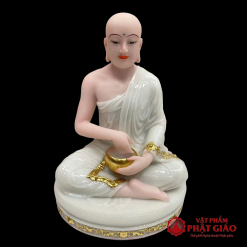 Tượng Tôn Giả Sivali Bằng Bột Đá, Cao 30cm 5 Tuong Ton Gia Sivali Bang Bot Da Cao 30cm Vppg 5