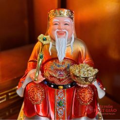 Bộ Tượng Tài Địa Bằng Bột Đá Sơn Đỏ, Cao 20cm, 25cm, 30cm 5 bo tai dia bang bot da son do cao 20cm 25cm 30cm vat pham phat giao la boi 4