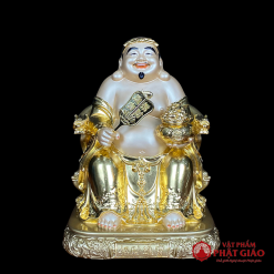 Bộ Tài Địa Bằng Đồng Dát Vàng Cao Cấp, Cao 25cm, 30cm 5 bo tai dia bang dong dat vang cao cap cao 25cm 30cm vat pham phat giao la boi 3