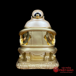 Bộ Tài Địa Bằng Đồng Dát Vàng Cao Cấp, Cao 25cm, 30cm 3 bo tai dia bang dong dat vang cao cap cao 25cm 30cm vat pham phat giao la boi 5