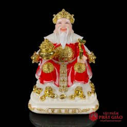 bo than tai tho dia bang bot da son do vien vang cao 20cm 25cm 30cm vat pham phat giao la boi 15