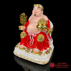 bo than tai tho dia bang bot da son do vien vang cao 20cm 25cm 30cm vat pham phat giao la boi 16