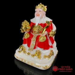 bo than tai tho dia bang bot da son do vien vang cao 20cm 25cm 30cm vat pham phat giao la boi 17