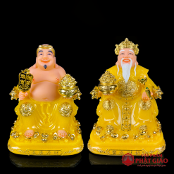 bo than tai tho dia bang bot da thach anh vien vang cao 20cm 25cm 30cm vat pham phat giao la boi 2