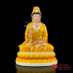 Bộ Tượng Ta Bà Tam Thánh Bột Đá Hổ Phách, Cao 30cm, 35cm, 40cm, 48cm 6 bo tuong ta ba tam thanh bot da ho phach cao 30cm 35cm 40cm 48cm vat pham phat giao la boi 3