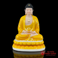 Bộ Tượng Ta Bà Tam Thánh Bột Đá Hổ Phách, Cao 30cm, 35cm, 40cm, 48cm 1 bo tuong ta ba tam thanh bot da ho phach cao 30cm 35cm 40cm 48cm vat pham phat giao la boi 8