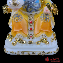 bo tuong than tai tho dia bang bot da son vang cao 20cm 25cm 30cm vat pham phat giao la boi 10