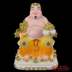 bo tuong than tai tho dia bang bot da son vang cao 20cm 25cm 30cm vat pham phat giao la boi 4 1