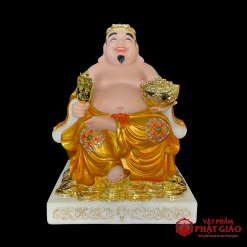 bo tuong than tai tho dia bang bot da son vang cao cap cao 20cm 25cm 30cm vat pham phat giao la boi 4
