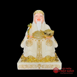 bo tuong than tai tho dia bang bot da trang vien vang cao cap cao 20cm 25cm 30cm vat pham phat giao la boi 3