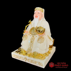 bo tuong than tai tho dia bang bot da trang vien vang cao cap cao 20cm 25cm 30cm vat pham phat giao la boi 5