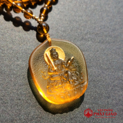 Dây Chuyền Mặt Phật Bát Đại Bản Tôn Chất Liệu Lưu Ly 12 day chuyen mat phat bat dai ban ton chat lieu luu ly vat pham phat giao la boi 4