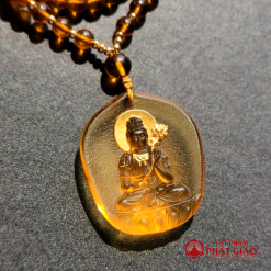 Dây Chuyền Mặt Phật Bát Đại Bản Tôn Chất Liệu Lưu Ly 10 day chuyen mat phat bat dai ban ton chat lieu luu ly vat pham phat giao la boi 6