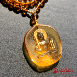 Dây Chuyền Mặt Phật Bát Đại Bản Tôn Chất Liệu Lưu Ly 8 day chuyen mat phat bat dai ban ton chat lieu luu ly vat pham phat giao la boi 8