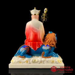 Tượng Địa Tạng Ngồi Đề Thính Bằng Bột Đá, Cao 30cm, 40cm, 48cm 4 tuong dia tang ngoi de thinh bang bot da cao 30cm 40cm 48cm vat pham phat giao la boi 4