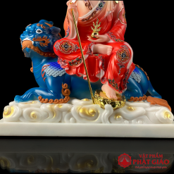 Tượng Địa Tạng Ngồi Đề Thính Bằng Bột Đá, Cao 30cm, 40cm, 48cm 1 tuong dia tang ngoi de thinh bang bot da cao 30cm 40cm 48cm vat pham phat giao la boi 7