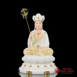 tuong ta ba tam thanh bang bot da trang dat vang cao 30cm 40cm 48cm vat pham phat giao la boi 3