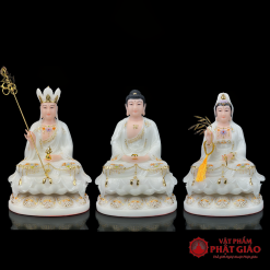 tuong ta ba tam thanh bot da trang vien vang ngoi hoa sen cao 30cm 40cm 48cm 65cm vat pham phat giao la boi 2