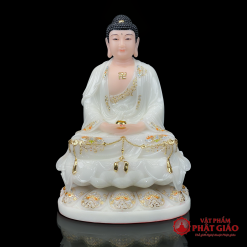 tuong ta ba tam thanh bot da trang vien vang ngoi hoa sen cao 30cm 40cm 48cm 65cm vat pham phat giao la boi 4