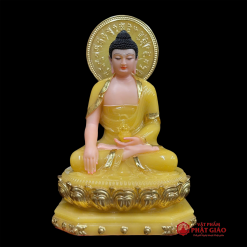 Tượng Phật Dược Sư Bột Đá Màu Thạch Anh Vàng, Cao 30cm, 40cm 1 Tuong Phat Duoc Su Bot Da Mau Thach Anh Vang Cao 30cm 40cm vppg 1
