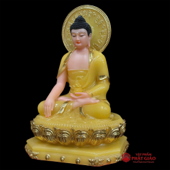 Tượng Phật Dược Sư Bột Đá Màu Thạch Anh Vàng, Cao 30cm, 40cm 4 Tuong Phat Duoc Su Bot Da Mau Thach Anh Vang Cao 30cm 40cm vppg 4