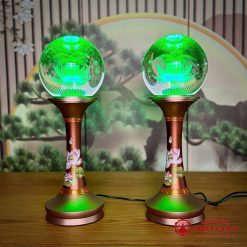 Đôi Đèn Cầu Hoa Sen Thân Đồng In Hoa Sen Hồng, Nhiều Kích Thước 6 doi den cau hoa sen than dong in hoa sen hong nhieu kich thuoc vppg 3