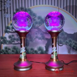 Đôi Đèn Cầu Hoa Sen Thân Đồng In Hoa Sen Hồng, Nhiều Kích Thước 8 doi den cau hoa sen than dong in hoa sen hong nhieu kich thuoc vppg 4