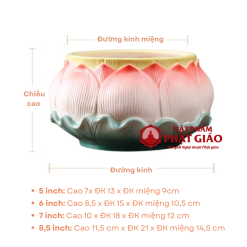 Bat Nhang Lu Huong Hoa Sen Bang Gom Su Nhieu Kich Co vppg 4
