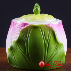 Cốc Đựng Nước Quan Âm Hình Búp Sen Gốm Sứ Màu Hồng Tím 2 Coc Dung Nuoc Quan Am Hinh Bup Sen Gom Su Mau Hong Tim vppg 5