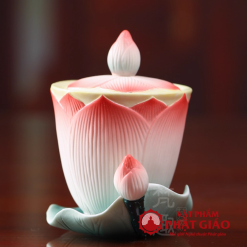 Coc Nuoc Tho Gom Su HOa Sen De La Sen vppg 2