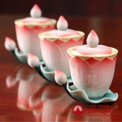 Coc Nuoc Tho Gom Su HOa Sen De La Sen vppg 7