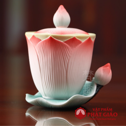 Coc Nuoc Tho Gom Su HOa Sen De La Sen vppg 8