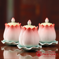 Cốc Nước Thờ Gốm Sứ Hình Hoa Sen Nở 5 Coc Nuoc Tho Gom Su Hinh Hoa Sen No vppg 2